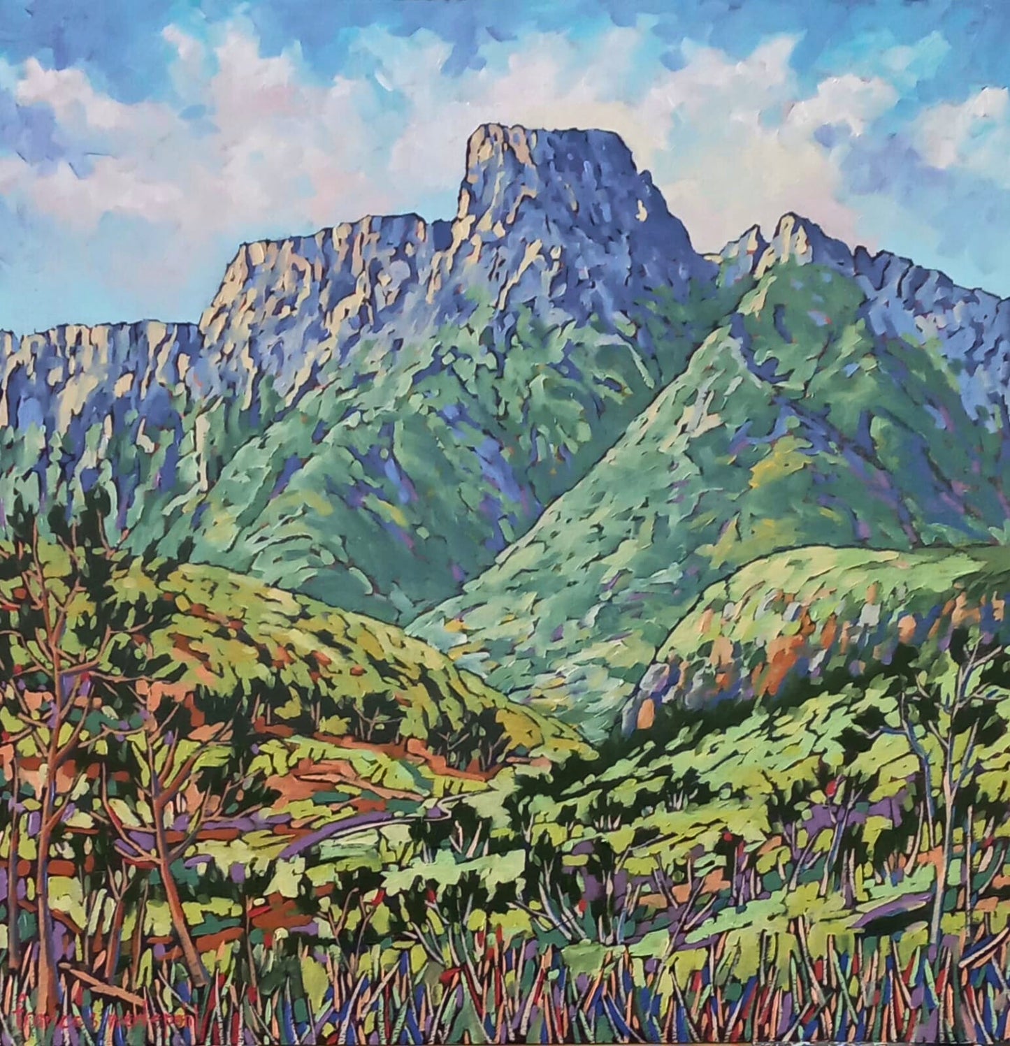 Majestic Peaks in Verdant Valley