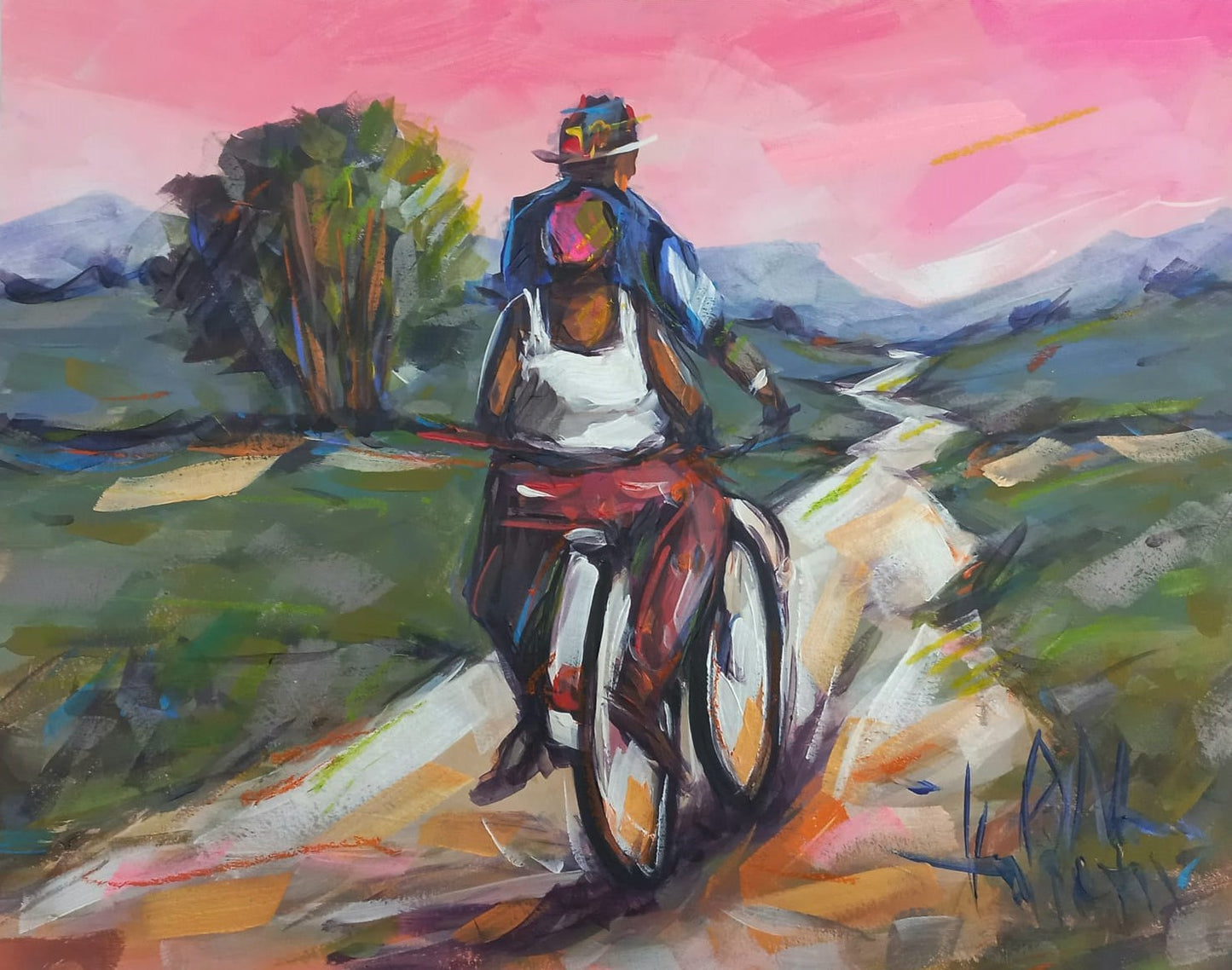 Original Art on Artist Paper