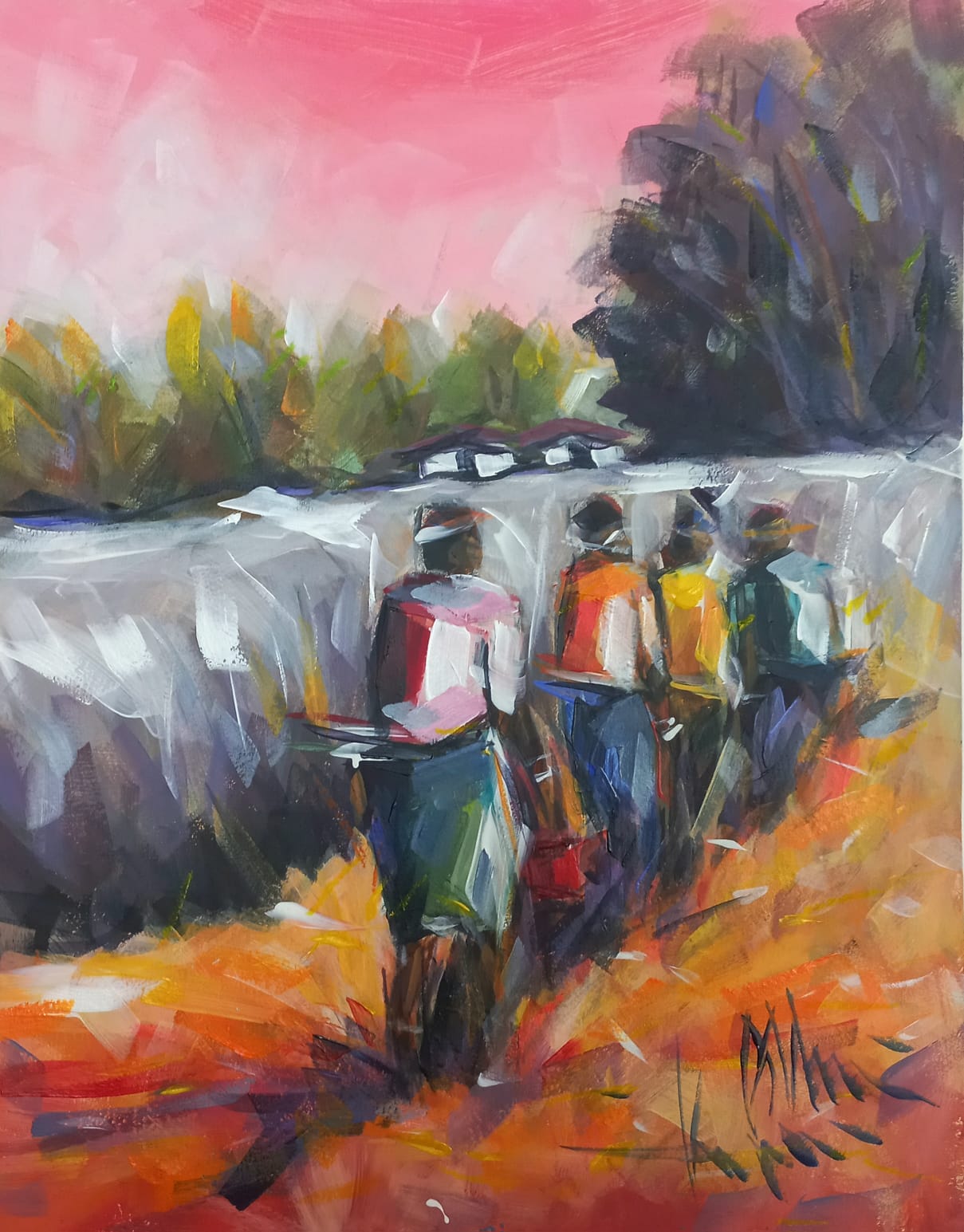 Original Art on Artist Paper