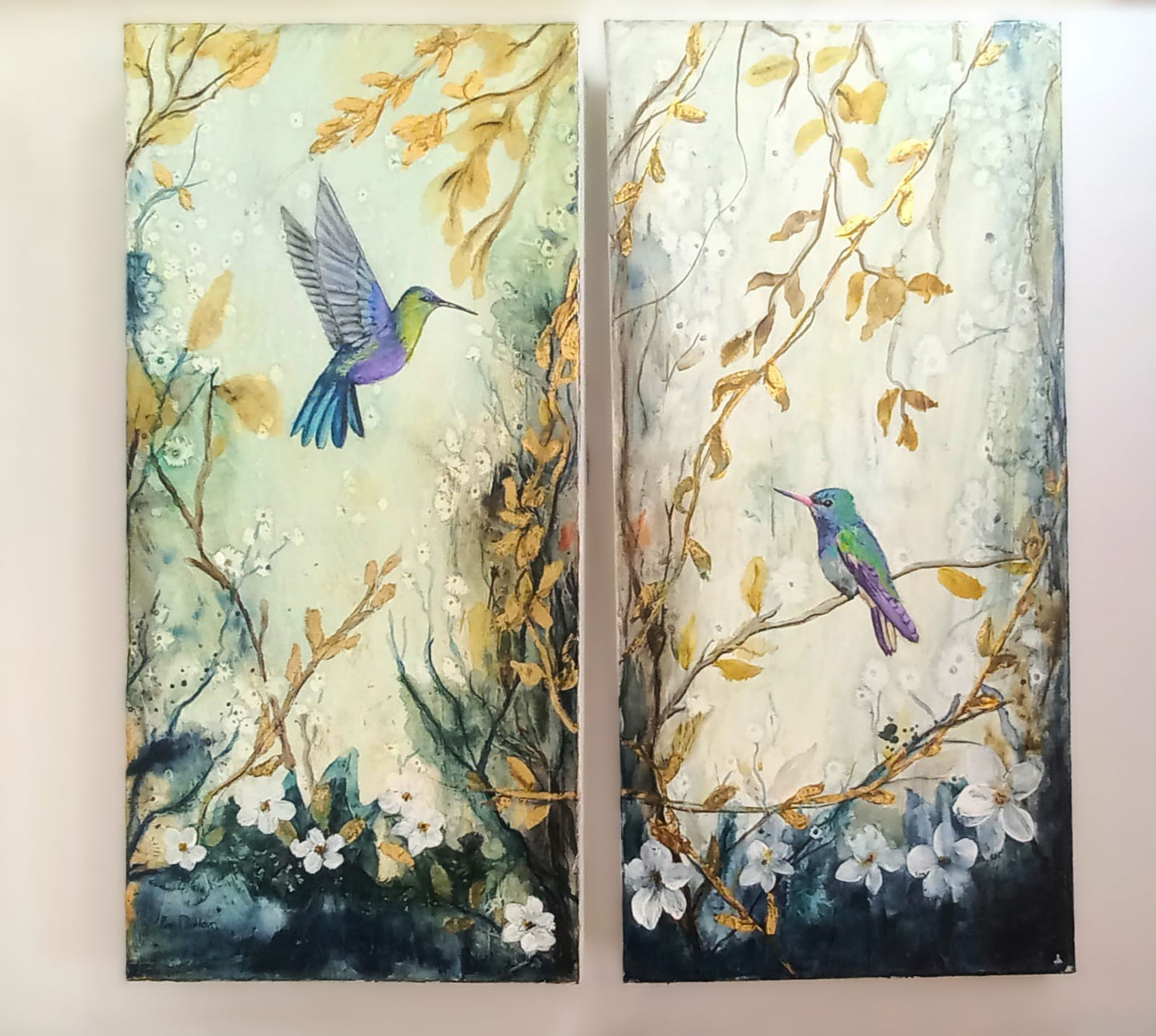 Bird Diptyque Set of 2
