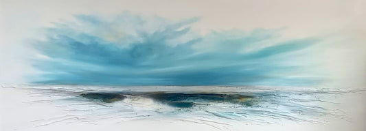 Aqua Rocky Seascape
