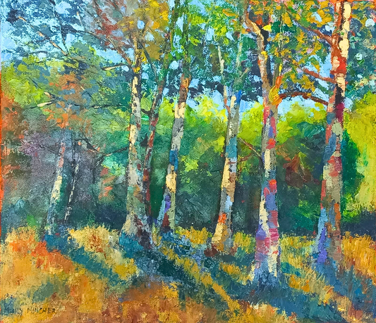 Forest Scene (Sunset)