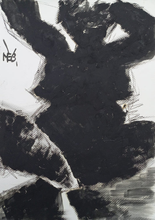 'I Came. I Sat. I Panicked' (Silhouette of Lady)