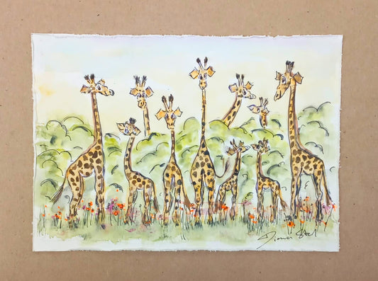 Giraffe Family (Miniature)