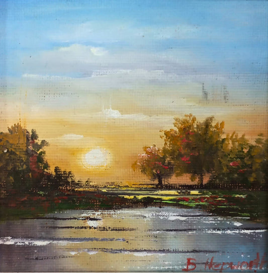 River Sunrise (Miniature)