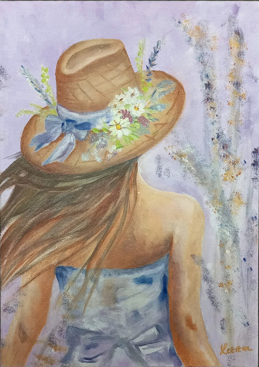 Lady in a Lavender Hat
