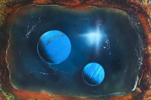 Lone Star Over Blue Planet