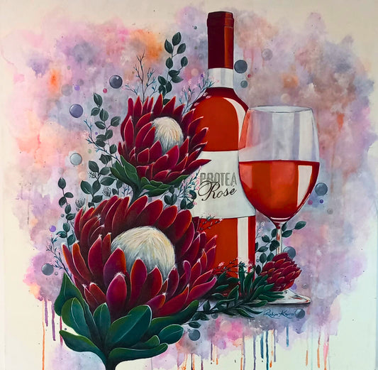 Protea Blooms & Rosé